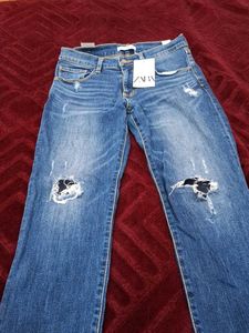 Ripped Denim Jeans