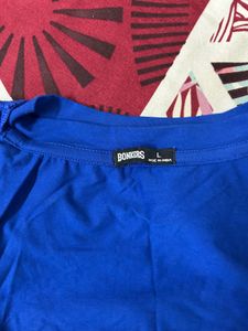 Bonkers Corner Cut Out Top With Tie Up