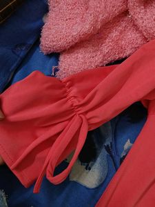 New Short Frock With Ruffles