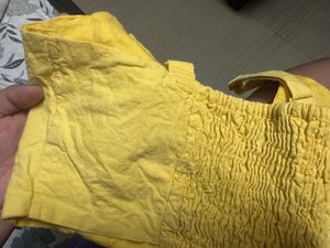 Yellow Sleeveless Top