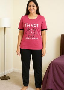 Comfy 'Not a Morning Person' Pajama Set