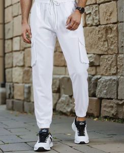 White Cargo Pants