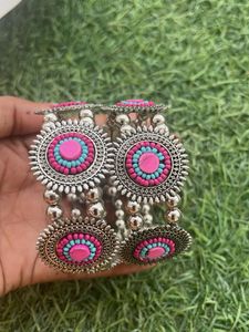 Bracelets Or silver oxidised bangles