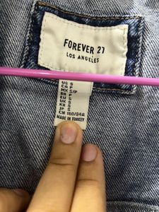 Forever 21Distressed Denim Jacket