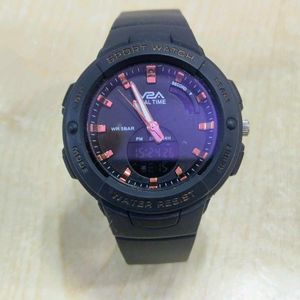 V2A Analog Digital Waterproof Fashion Sports Watch