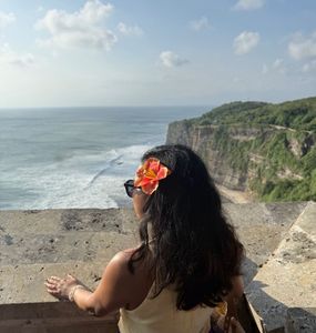 Yellow Ruffled top and skirt