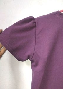Purple Casual T-Shirt🌷