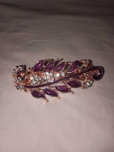 Elegant peacock Hair Clip