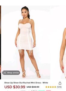 Fashion Nova Show Up-Show Out RuchedMini Dress