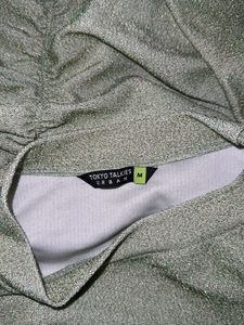 Sage Green Ruched Top