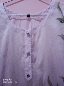 Organza Hand Printed Suit
