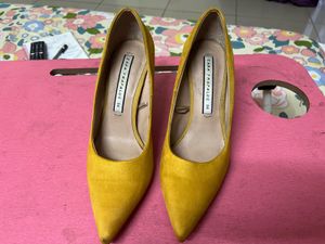 H&amp;M &amp; Zara Combo ..hot pink sling back heels
