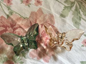 Butterfly Hair Clips - Set of 2