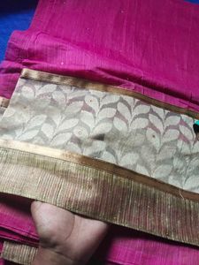 Pink And Green Saree (Pack Of 2)