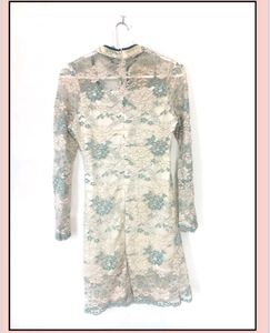 Elegant Lace Qipao Dress