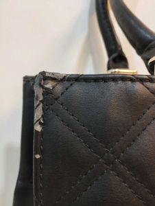 Guess Black Quilted Handbag