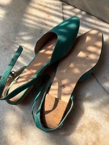Green Flats &amp; Sandals