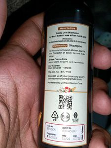 Black Hair Dye Shampoo 3in1