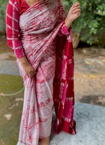 Elegant Batik Saree