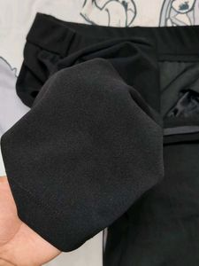 Black Wide Leg Trousers
