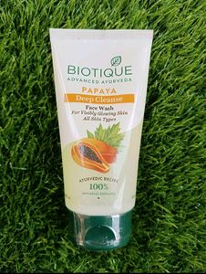 Biotique Papaya Deep Cleanse Face Wash