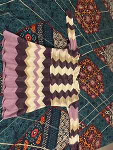 Missoni Style Chevron Knit Dress