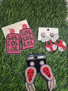 Funky Beaded Earring Set