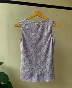 lace Lilac top with beautiful work