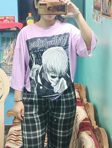 Oversized Anime T Shirt