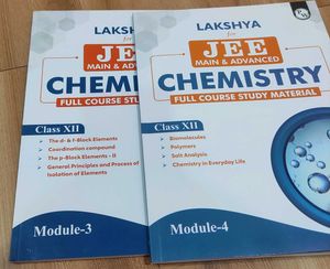Physics Wallah Lakshya Jee Chemistry Mod-3&amp;4