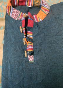 Unisex Short Cotton Kurta