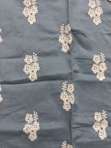 Embroidered Kurta Set With Dupatta