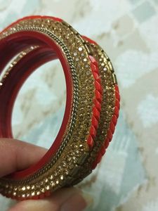 Red Bangadi For Mix And Match