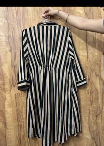 Striped Shirt Dress
