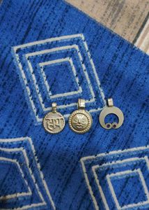 Vintage Silver Pendants (Set of 3)