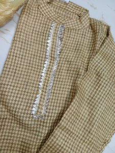 yellow dress material