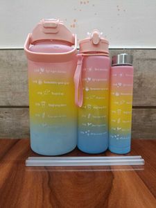 Gradient Water Bottles (Set of 3)