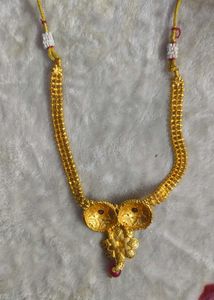Golden Necklace &amp; Earring Set