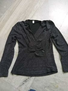 Sparkly Long Sleeve Top