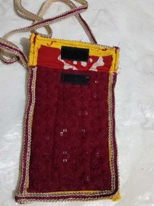 Maroon Sling Bag