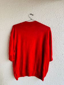 Red Knit Top - Stylish &amp; Comfy