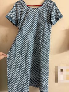 Green White Pallazo Suit