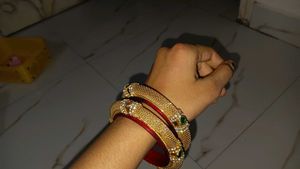 Gold-plated Bangles