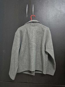 Gray Cropped Jacket