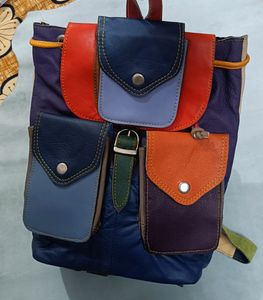 Womens Genuine Leather Backpack