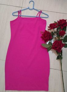 Pink Bodycon Mini Dress