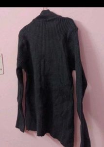 woolen Shrug With Black Sweater