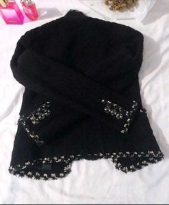 pretty black Korean Style blazzer