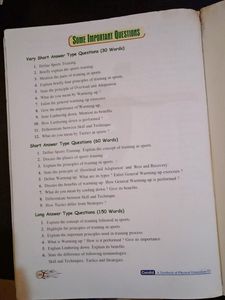 Physical Education Book For Class 11