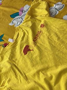 Vintage Yellow Graphic Tee